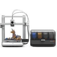 Anycubic Kobra 4 Combo 3D Printer with ACE 2 Pro, Born with 4 Color Multicolor Printing, Fully Enclosed Stable Design, 260x260x260mmLarge Volume, Ea
