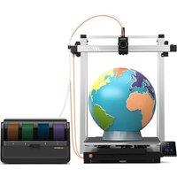 Anycubic Kobra 3 MAX Combo 3D Printer,Print Size 420 * 420 * 500mm,600mm/s Ultra-Fast Multicolor Printing, Drying and Printing in one, Suitable for Al