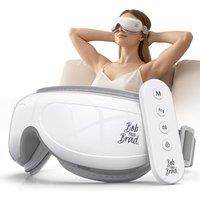 Bob and Brad Eye Massager for Migraines with Remote, Heat Compress, Music, EyeOasis 2 Plus Heated Eye Mask, Sleeping Eye Mask for Dry Eyes Relief, Imp