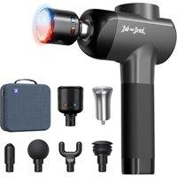 Massage Gun with Heat and Cold, Bob and Brad X6 Pro Max Massage Gun Deep Tissue 11MM Amplitude with 6 Heads, 3200RPM Handheld Muscle Massager Gun for