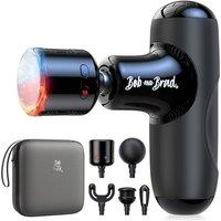 Mini Massage Gun with Heat and Cold Therapy, Bob and Brad Q2 Pro PocketSized Deep Tissue Muscle Massage Gun with Carry Case, Ultra Quiet Portable Per