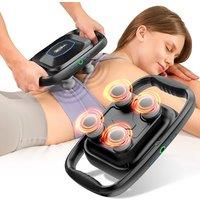 BOB AND BRAD TheraPanel 4Head Massage Gun Deep Tissue with Replaceable Massage Plate, 4X Pain Relief Efficiency, Electric Massager Tool for Back Shou