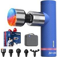 BOB AND BRAD A7 Pro Massage Gun with Heat and Cold Therapy, 11mm Amplitude Mini Massage Gun Deep Tissue Portable, 3200 RPM Professional Quiet Muscle M