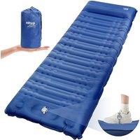 HiiPeak Sleeping Pad  Ultralight Inflatable Sleeping Mat with Builtin Foot Pump, Durable Compact Waterproof Camping Air Mattress for Camping, Backpa