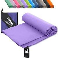HiiPeak Large Microfibre Towel (180x90cm) Compact Camping Beach Towel  Quick Dry Lightweight Absorbent Sports Gym Yoga Swimming Hiking Drying Towel f