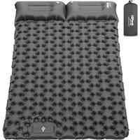 HiiPeak Sleeping Pad  Ultralight Inflatable Sleeping Mat with Builtin Foot Pump, Durable Compact Waterproof Camping Air Mattress for Camping, Backpa