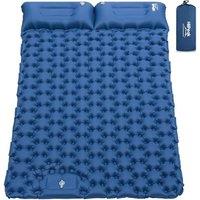 HiiPeak Sleeping Pad  Ultralight Inflatable Sleeping Mat with Builtin Foot Pump, Durable Compact Waterproof Camping Air Mattress for Camping, Backpa
