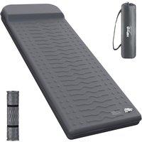 HiiPeak Memory Sleeping Pad, 7.6CM Thick Compact Foam Sleeping Mats with Pillow, 9.5 RValue Insulated Camping Mattress Pad, Easy Inflate & Deflate, I