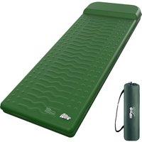 HiiPeak Memory Sleeping Pad, Compact UltraThick Foam Sleeping Mats with Pillow for Camping, Easy Inflate&Deflate,9.5 RValue Insulated Camping Mattre