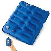 HiiPeak Inflatable Stadium Seat Cushion, Compact Hand Press Stadium Seats Pad Bleacher Seat Chair Cushion Pad for Airplane Travel Camping Backpacking