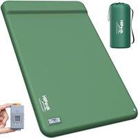 HiiPeak Memory Sleeping Pad, Compact Ultra-Thick Foam Sleeping Mats with Pillow for Camping, Easy Inflate&Deflate,9.5 R-Value Insulated Camping Mattre