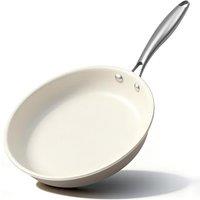 28 cm Ceramic Nonstick Frying Pan Skillet  PFASFree, NonToxic, Oven Safe & Induction Ready, Aluminum Cookware with Stainless Steel Handle 28cm