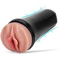 7.9 "Deep Handheld squeezable Pocket Vagina Male Masturbation, Lifelike Texture Vagina Vagina Male Masturbation Cup, Plump and Soft Flesh Light Mastur