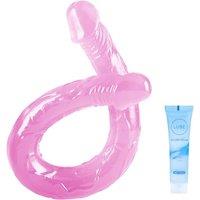 17.7Inch DoubleEnded Dildo Waterproof Jelly Double Dongs Realistic Dildo Butt Plug Massager GSpot Adult Toys Masturbation Toys Male Sex Toys for Wom