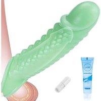 Realistic Penis Sleeve Dildo - Silicone Cock Ring Extender for Enhanced Erection & Enlargement - Male Sex Toys Penis Enlarger, Adult Sex Toy Sex Toys4