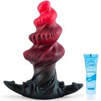 5.9in Wearable Butt Plug for Women Men, Soft Silicone Anal Plug, Knot Thick Anal Dildo with Suction Cup, Anal Sex Toys for Adults, LongTerm Wear Butt