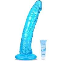 7 Beginner Dildo Realistic Anal Silicone Dildo,Soft Cock with Curved Shaft for Vaginal G spot Stimulation, BodySafe Material Penis with Strong