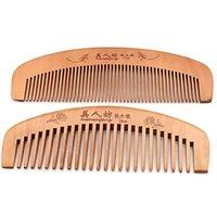 Handmade Wooden Hair Comb for Curly Wide Toothed Wooden Comb, Anti Static and Barrier Free Hand Brushing Beard Hair Suitable for Women, Male Static Na
