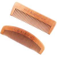 Handmade Wooden Hair Comb for Curly Wide Toothed Wooden Comb, Anti Static and Barrier Free Hand Brushing Beard Hair Suitable for Women, Male Static Na