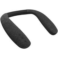 QiCheng&LYS Neckband Bluetooth Speaker Companion Speaker Black Wearable Bluetooth Speaker Superb Audio Quality,10H Playtime (908)