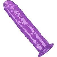 Realistic Dildo, Liquid Silicone Lifelike Huge Penis with Strong Suction Cup for Hands-Free Play, Flexible Cock with Curved Shaft and Balls for Vagina