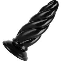 Super Long Thick Anal Beads Anal Plug Thread Large Butt Plug Dildos for Man Woman and Couples Sex Toys (Black)