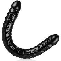 13" Lover Real Double Ended Dildo Imitation Jelly Double Dongs Dildo Penis Cock Anal Butt Plug Massager G-Spot Stimulation Orgasmic Adult Sex Toys for