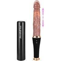 Thrusting Dildo Vibrators Sex Toys, Adult Toys Sex toys4women, Baseball Bat Vibe with Licking Modes for Gay Men Women G Spot Anal Men Women Couples(Br