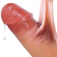 10 inch Big Dildo with Elastic Foreskins Thick Dildos with Sliding Foreskins that Can Be Inserted Up to 8 inches Silicone Anal Dildos with Hands-Free