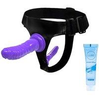 Strap On Dildo Wearable Kit - Wearable Realistic Dildo with 2 Removeable Dildo,Anal Plug Sex Toys for Female Masturbation SM Adult Sex Toys for Women,