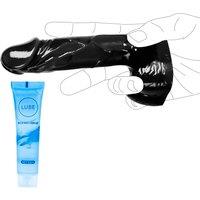 Realistic 4.3 in Suction Cup Dildo Hands-Free Games for Beginners Small Thrusting Anal Penis Sex Toy for All Genders Adult Toys (Black)
