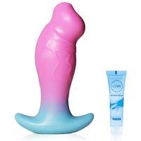 Wearable Soft Silicone Anal Plug, and Anal Dilator with Handle, Suitable for Men and Women, Provides A Great Experience for Masturbation and Prostate