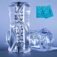 Male Masturbator Pocket Pussy Sex Toys for Men with Soft TPE and Nubby Textured Tunnel, Realistic Stroker Sleeve for Penis Training, Adult Sex Toy for
