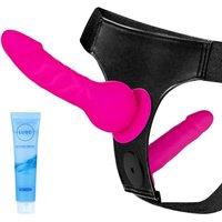 Strap On Dildo Wearable Kit - Silicone Realistic Dildo with 2 Removeable Fantasy Dildo,Anal Plug Sex Toys for Female Masturbation SM Adult Sex Toys fo