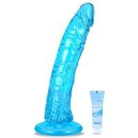 12.6 Inch Huge Realistic Dildos Blue Silicone Dildo Sex Toy Lifelike SkinTouching Feeling,Thick Big Dildos with Strong Suction Cup, BodySafe Materia