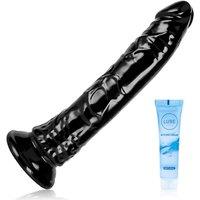 7 Realistic Beginner Anal Silicone Dildo,Soft Cock with Curved Shaft for Vaginal G spot Stimulation, BodySafe Material Penis with Strong Suctio
