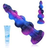 10.6 Huge Realistic Monster Silicone Dildo with 3 Dog Knots Adult Sex Toys Fantasy Dragon Anal Dildos Thick Big Dildos Strong Suction Cup, G Spot Thi