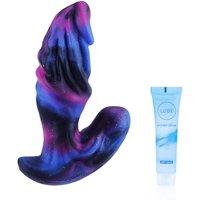 5.9 inch Wearable Butt Plug for Beginner Women Soft Silicone Anal Plug, Knot Thick Anal Dildo with Suction Cup, Anal Sex Toys for Adults, Long-Term We