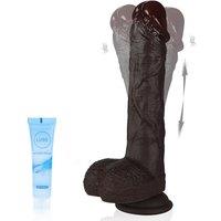 8.8 Inch Thrusting Dildo Vibrator Sex Toys Realistic Silicone Suction Cup Dildo with 9 Thrusting & 9 Vibrating Modes for GSpot Anal Vagina Stimulatio