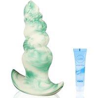 5.5 inch Small Butt Plug Monster Dog Knot Dildos Soft Silicone Anal Training Sex Toys with Suction Cup for G Spot and Prostate Stimulation Sex Toy for