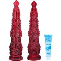 12.6 inch Huge Long Monster Tapered Tentacle Silicone Dildo Fantasy Octopus Sex Toys with Strong Suction Cup Big Realistic Thick Alien Anal Dildos Fan