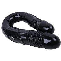 12.8 Inch Small DoubleEnd Dildo,Slim Realistic Long Dildo Flexible & Bendable Double Sided Dildos, Suitable for Beginner Women Lesbian Couples Cute D