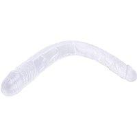 12.8 Inch Double Ended Realistic Dildo Flexible Clear Dildos Long Dong for Flexible & Bendable Double Sided Dildo Lesbian G spot Anal Play Sex Toys fo