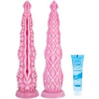 12.6 Inch Big Fantasy Monster Octopus Tentacle Dildo with Suction Cup,Huge Silicone Thin Long Anal Dildos Tentacle Creature Cock Butt Plug Massage Ana
