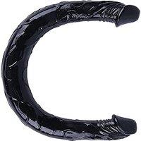16.9 Inch Huge Realistic Black Double Dongs Dildo Flexible & Bendable Doubles Sided Dildos Penis Cock Anal Butt Plug Massager G-Spot Adult Sex Toys He