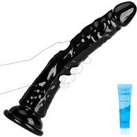 Women Sex Toy Realistic Dildo - 14.5" Huge Dildo with Strong Suction Cup for Women Vaginal Anal Sex Toys Soft Big Silicone Dildos Lifelike Penis Dildo