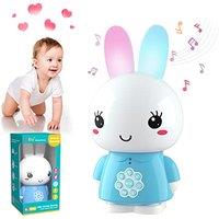 Alilo Bunny Kids Audio Player for Music Stories Learning, Screenfree Educational Toys Develop Imagination, Rechargeable | Voice Recoding Gifts for Gir