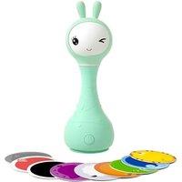 alilo Smarty Bunny Rattle Baby Toys Multi-Sensory Musical Montessori Toys, 0-3-6-12-18 Months 1 Year Old boy/Girl Gifts, 4 Different Modes and Color R