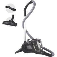 Hoover HP1 Powerful Cylinder Vacuum Cleaner - Bagless, Small, Lightweight, Corded with Washable EPA Filter, Large 2L Bin Capacity, Onboard Accessories