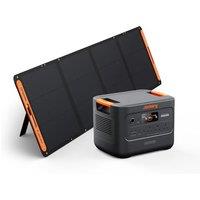 Jackery Solar Generator 3000 v2 with SolarSaga 200W Panel, 3072Wh LiFePO4 Portable Power Station, Total 2990W Output, Portable Generator for Home Use,